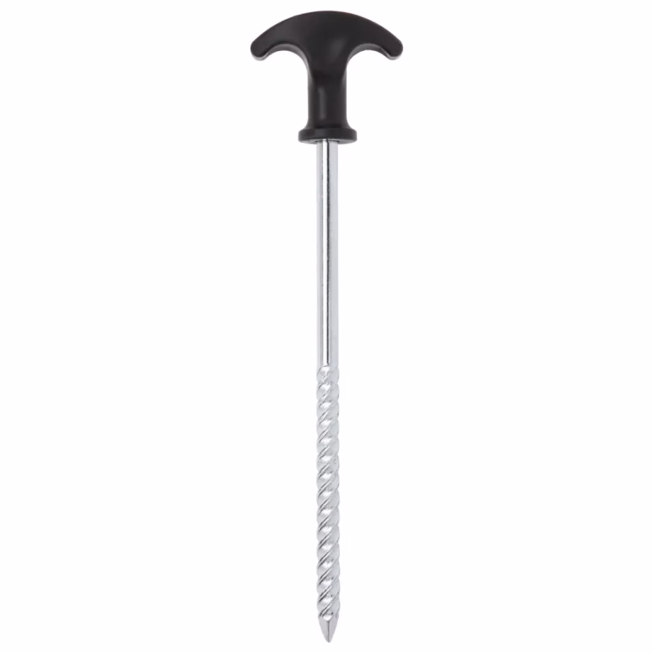 T-käepidemega telgivaiad, 24 tk, 20 cm, tsingitud teras, Ø 7 mm - 3