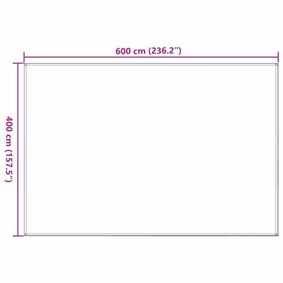 Telgivaip HDPE telgimatt aasadega, tumeroheline, 400 x 600 cm - 7