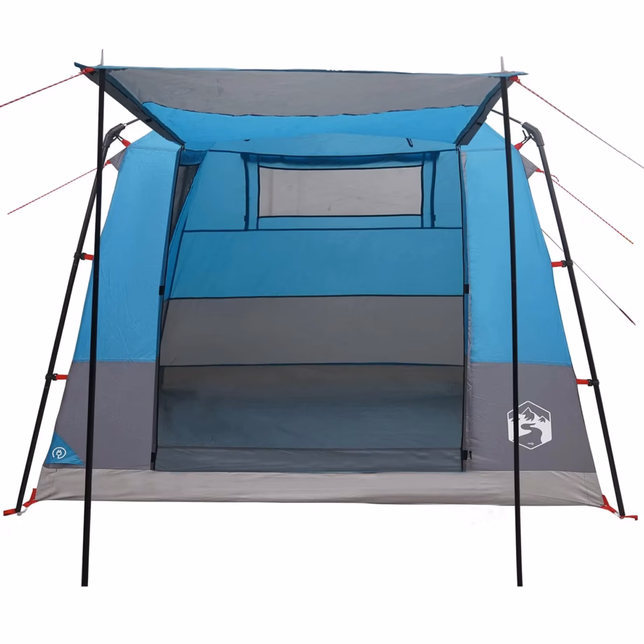 Veekindel telk 10 inimesele, sinine, 185T polüester PU-kattega, 310 x 310 x 221 cm - 5