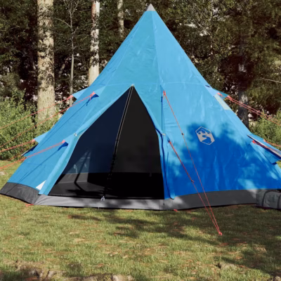 Sinine veekindel tipi matkatelk 4 inimesele, 367 x 367 x 259 cm