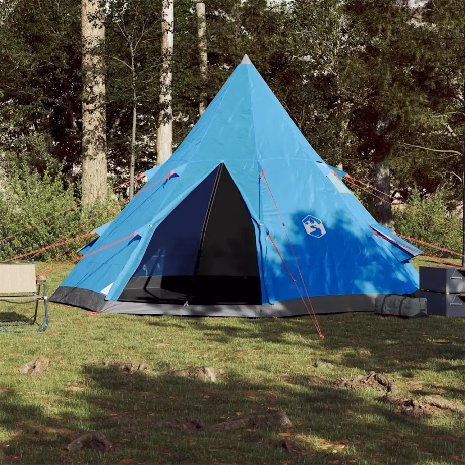 Sinine veekindel tipi matkatelk 4 inimesele, 367 x 367 x 259 cm - 3