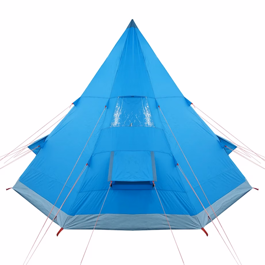 Sinine veekindel tipi matkatelk 4 inimesele, 367 x 367 x 259 cm - 8