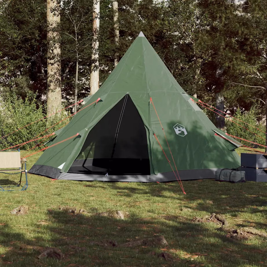 Veekindel tipi-matkatelk 4 inimesele, roheline, 367 x 367 x 259 cm - 3