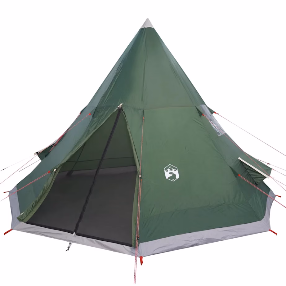 Veekindel tipi-matkatelk 4 inimesele, roheline, 367 x 367 x 259 cm - 4