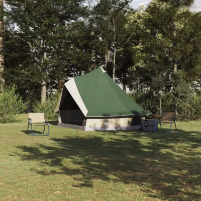 Tipi pere telk õhuava ja E-portiga, roheline, 8-le, 400 x 346 x 250 cm