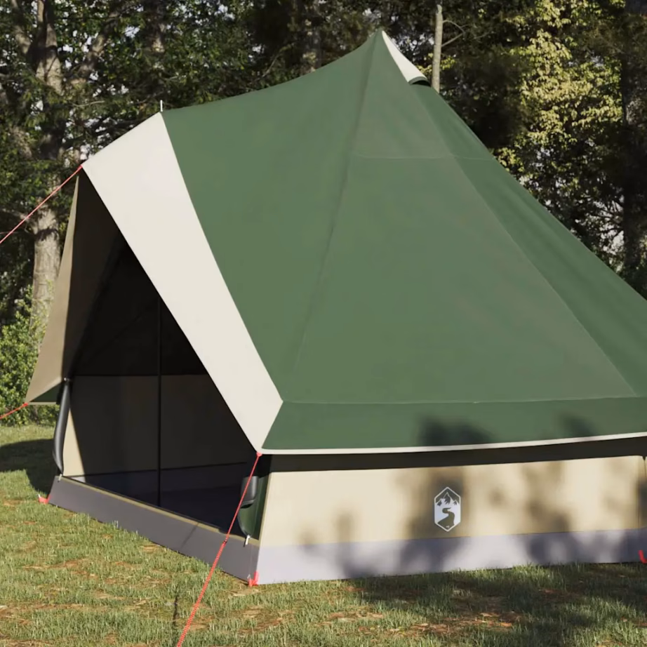 Tipi pere telk õhuava ja E-portiga, roheline, 8-le, 400 x 346 x 250 cm - 3