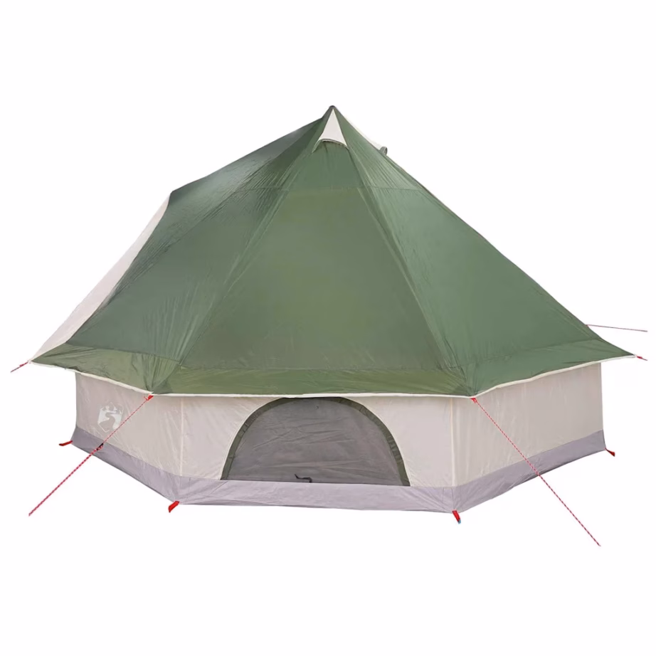 Tipi pere telk õhuava ja E-portiga, roheline, 8-le, 400 x 346 x 250 cm - 5