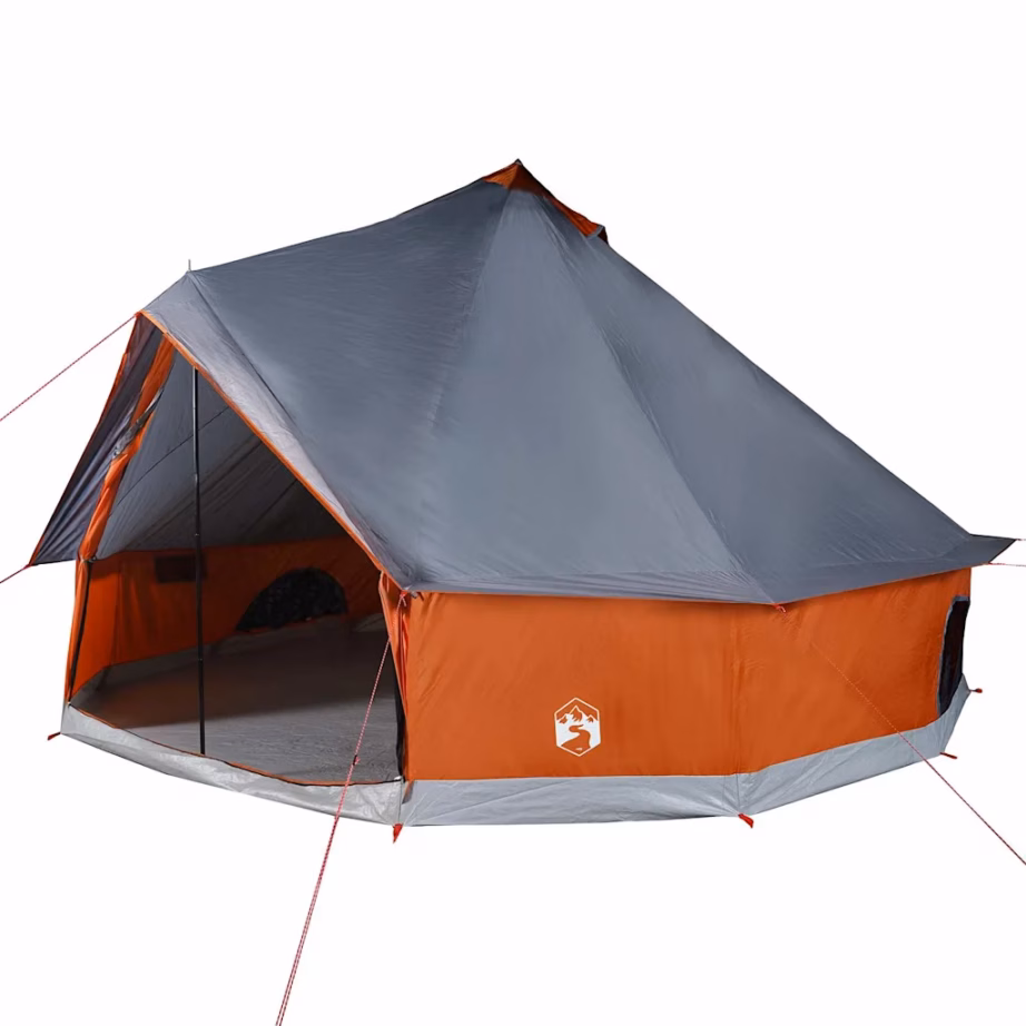 Veekindel tipi peretelk 10 inimesele, hall ja oranž, 500 x 300 x 300 cm - 2