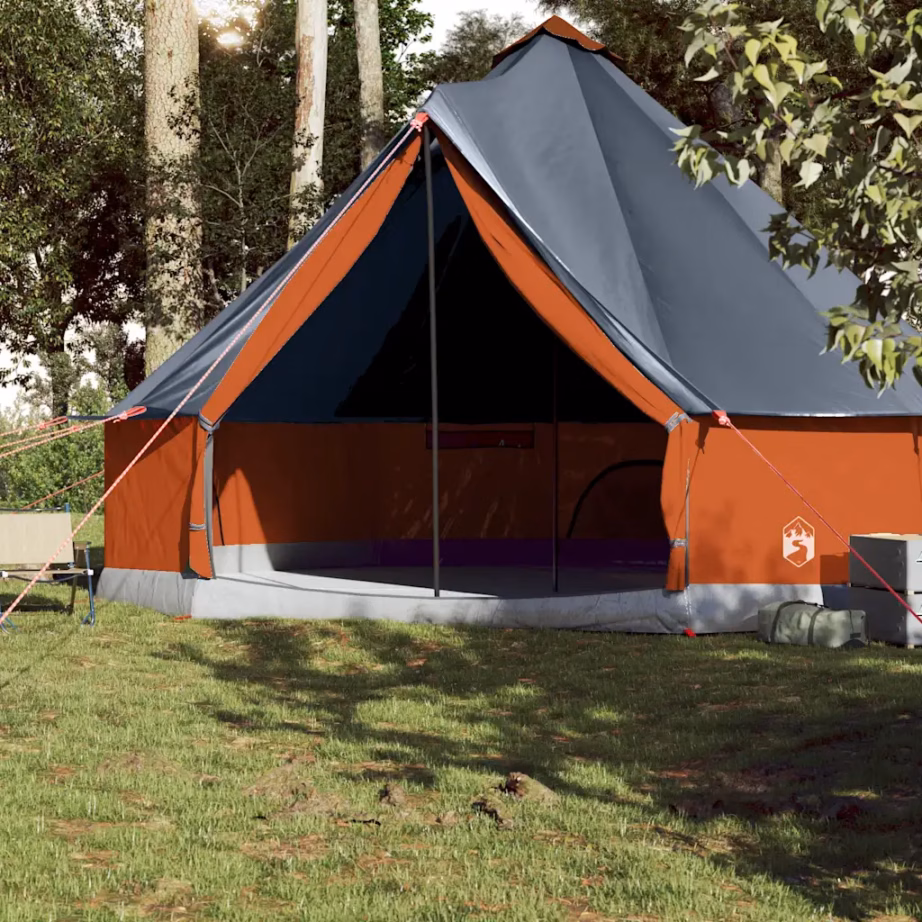 Veekindel tipi peretelk 10 inimesele, hall ja oranž, 500 x 300 x 300 cm - 3