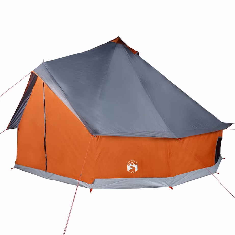 Veekindel tipi peretelk 10 inimesele, hall ja oranž, 500 x 300 x 300 cm - 5