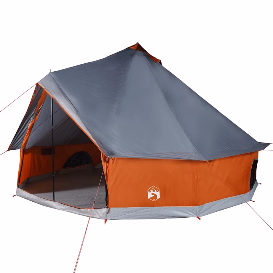 Veekindel tipi peretelk 6 inimesele, hall ja oranž, 305 x 305 x 200 cm - 2