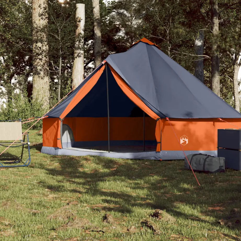 Veekindel tipi peretelk 6 inimesele, hall ja oranž, 305 x 305 x 200 cm - 3
