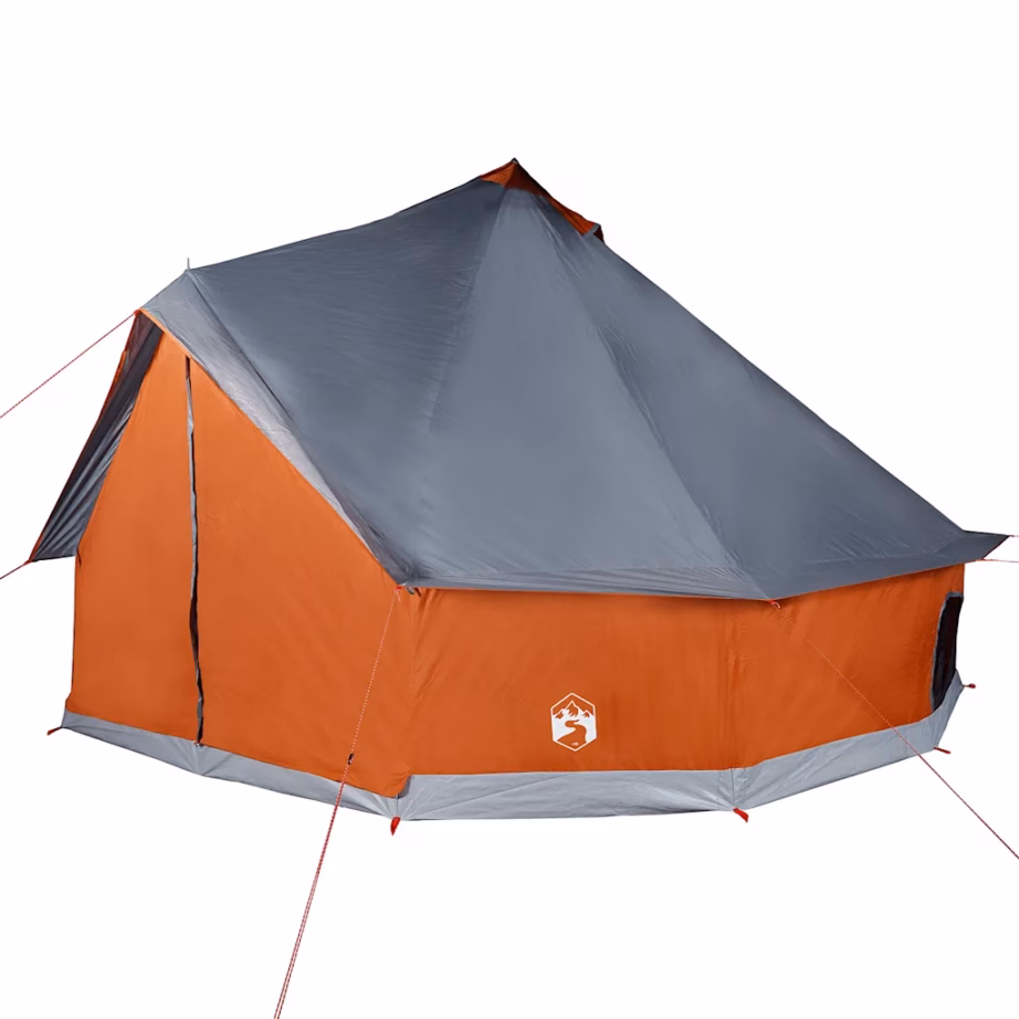 Veekindel tipi peretelk 6 inimesele, hall ja oranž, 305 x 305 x 200 cm - 6