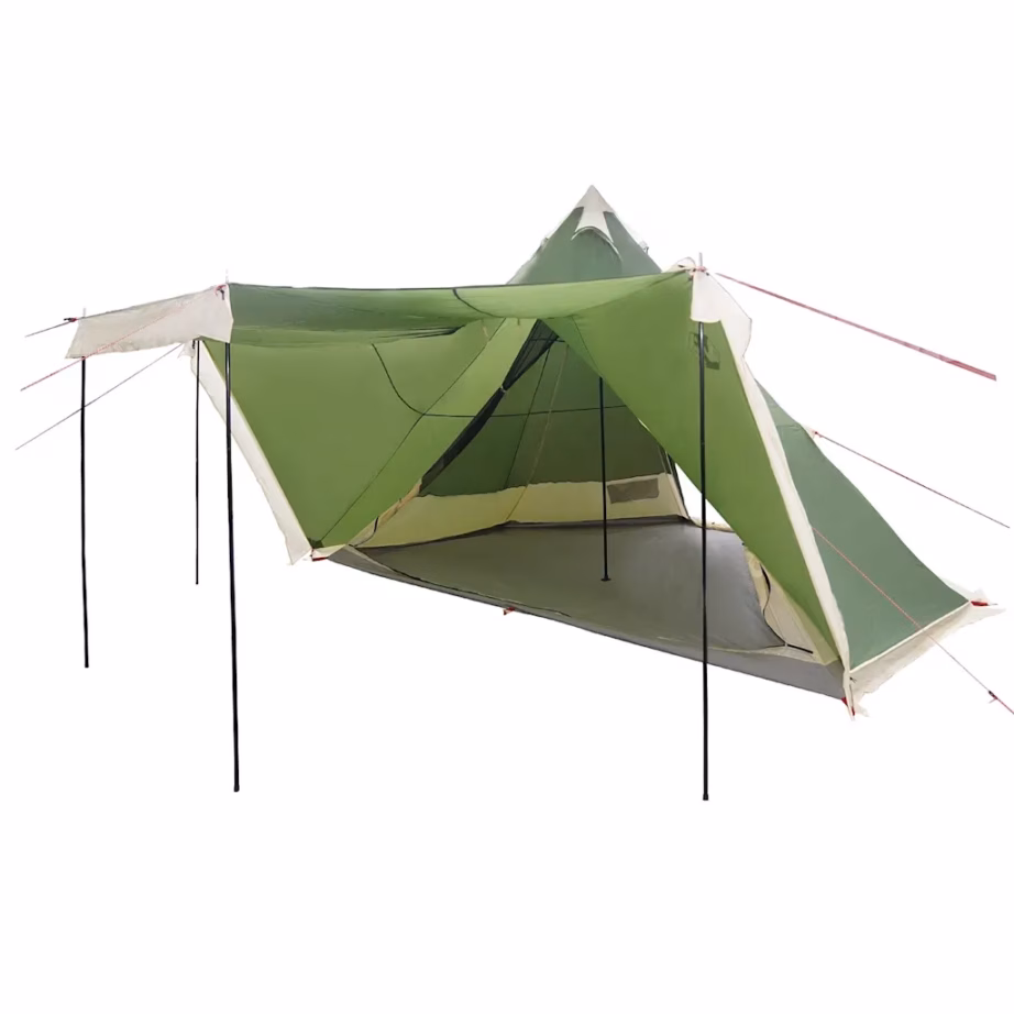 Roheline veekindel tipi peretelk 8 inimesele, PU-polüester, 486 x 486 x 280 cm - 3