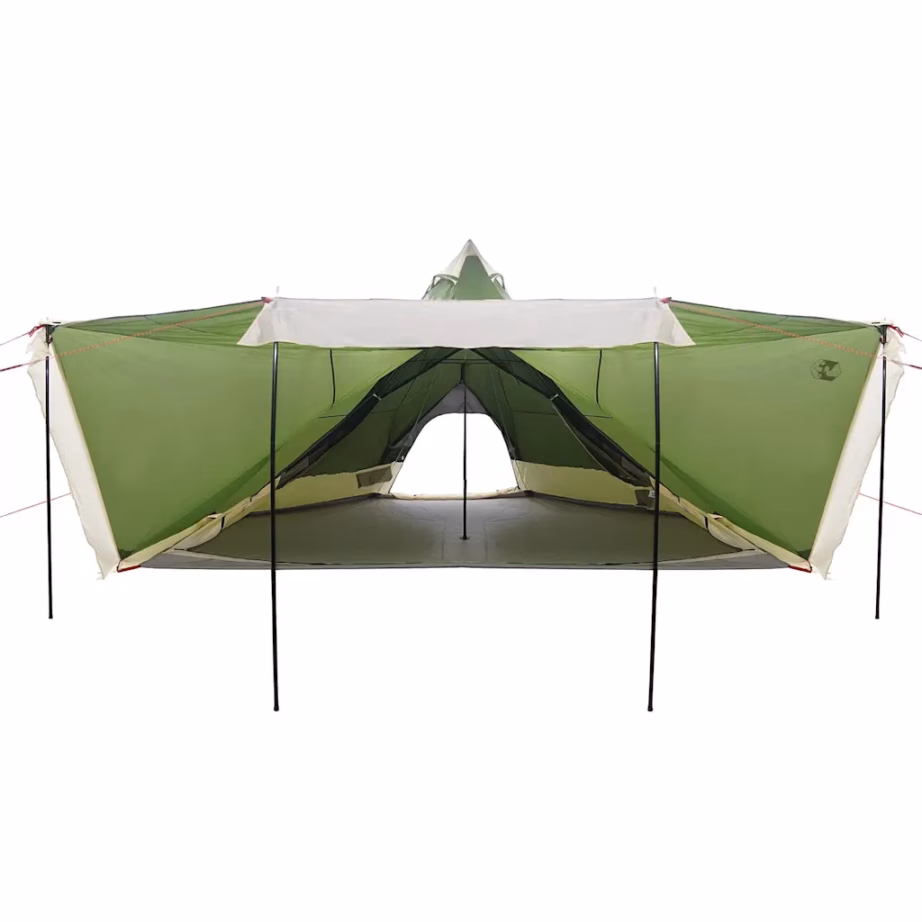Roheline veekindel tipi peretelk 8 inimesele, PU-polüester, 486 x 486 x 280 cm - 6