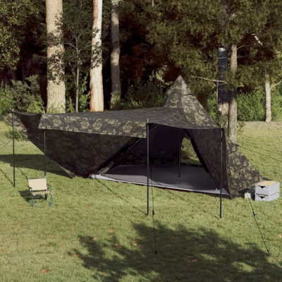 Veekindel tipi peretelk varikatusega, kamuflaaž, 8 inimesele, 486 x 486 x 280 cm