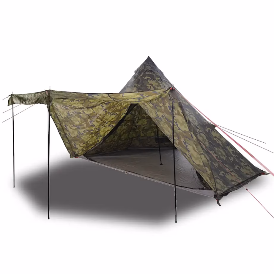 Veekindel tipi peretelk varikatusega, kamuflaaž, 8 inimesele, 486 x 486 x 280 cm - 2