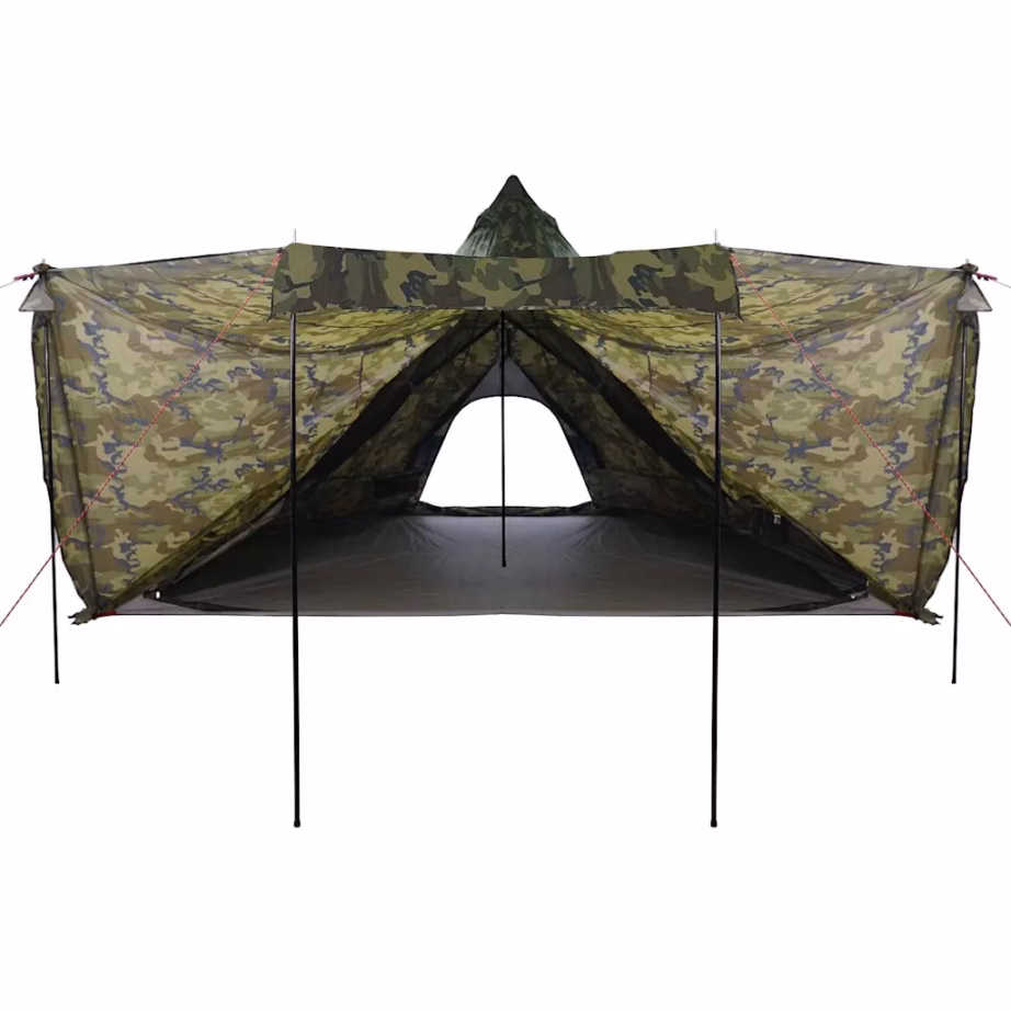 Veekindel tipi peretelk varikatusega, kamuflaaž, 8 inimesele, 486 x 486 x 280 cm - 6