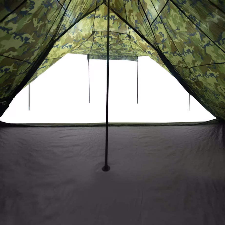 Veekindel tipi peretelk varikatusega, kamuflaaž, 8 inimesele, 486 x 486 x 280 cm - 10