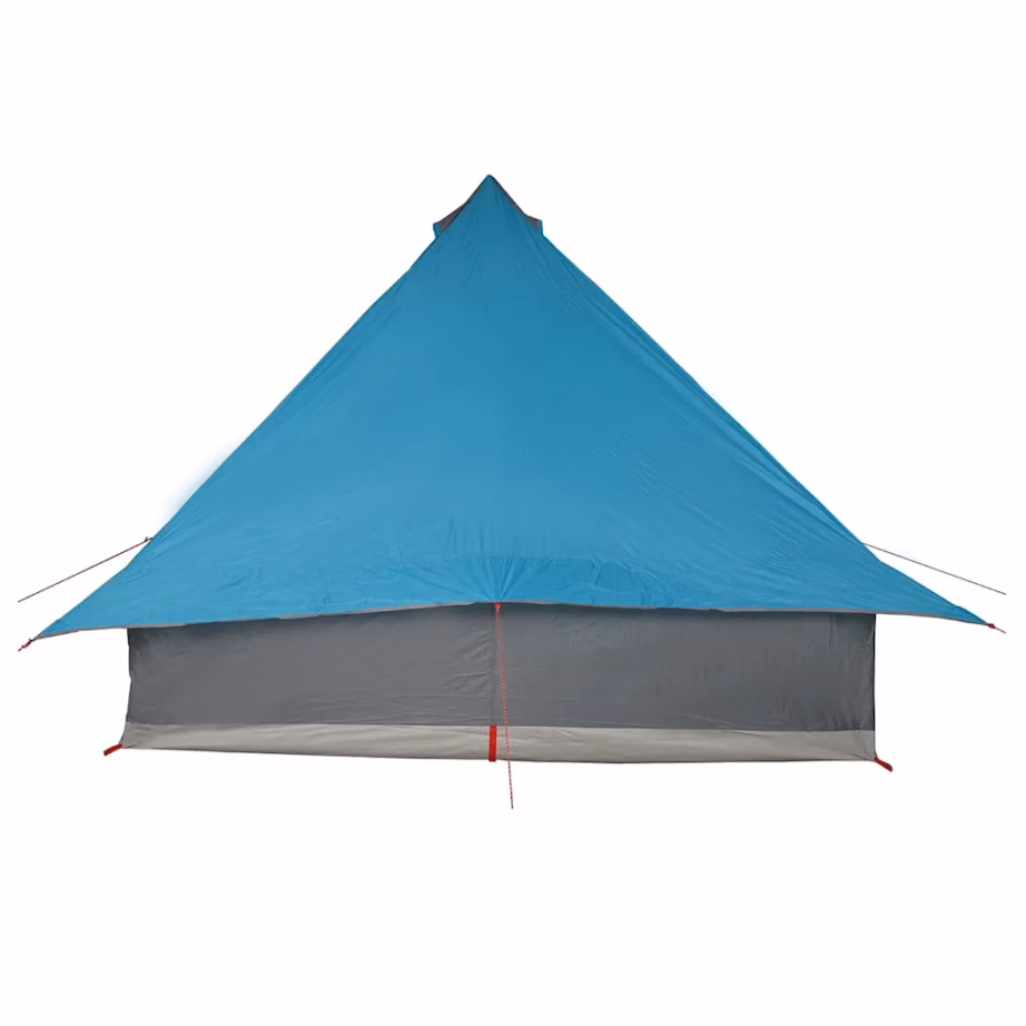 Tipi stiilis peretelk eeskatusega, 8-le, sinine taft, 358 x 296 x 258 cm - 6