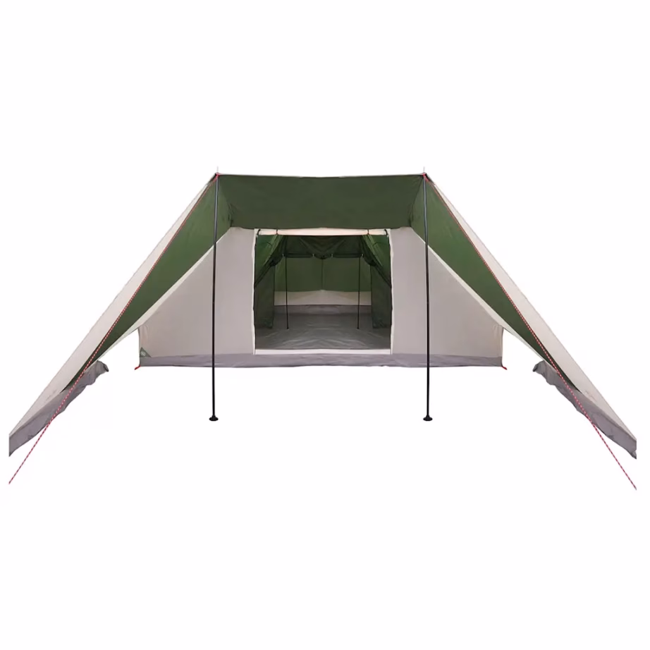 Tipi stiilis peretelk katusega, roheline taft, 12-le, 660 x 456 x 200 cm - 4