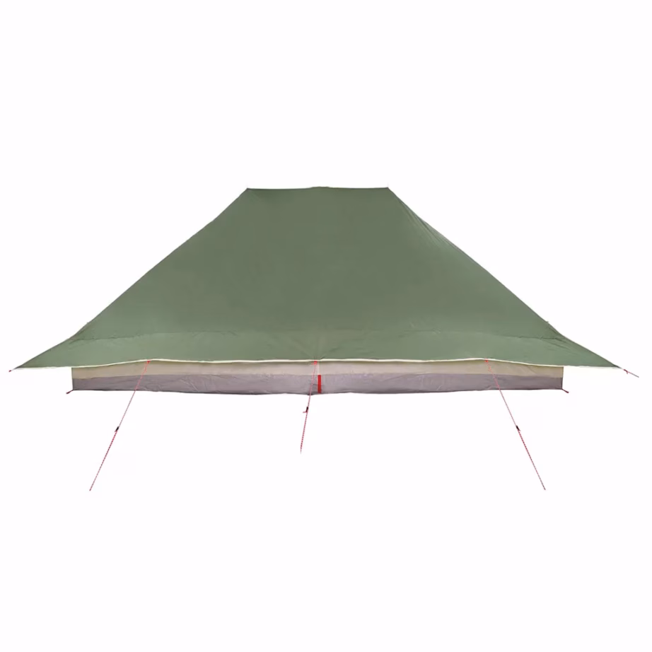 Tipi stiilis peretelk katusega, roheline taft, 12-le, 660 x 456 x 200 cm - 6
