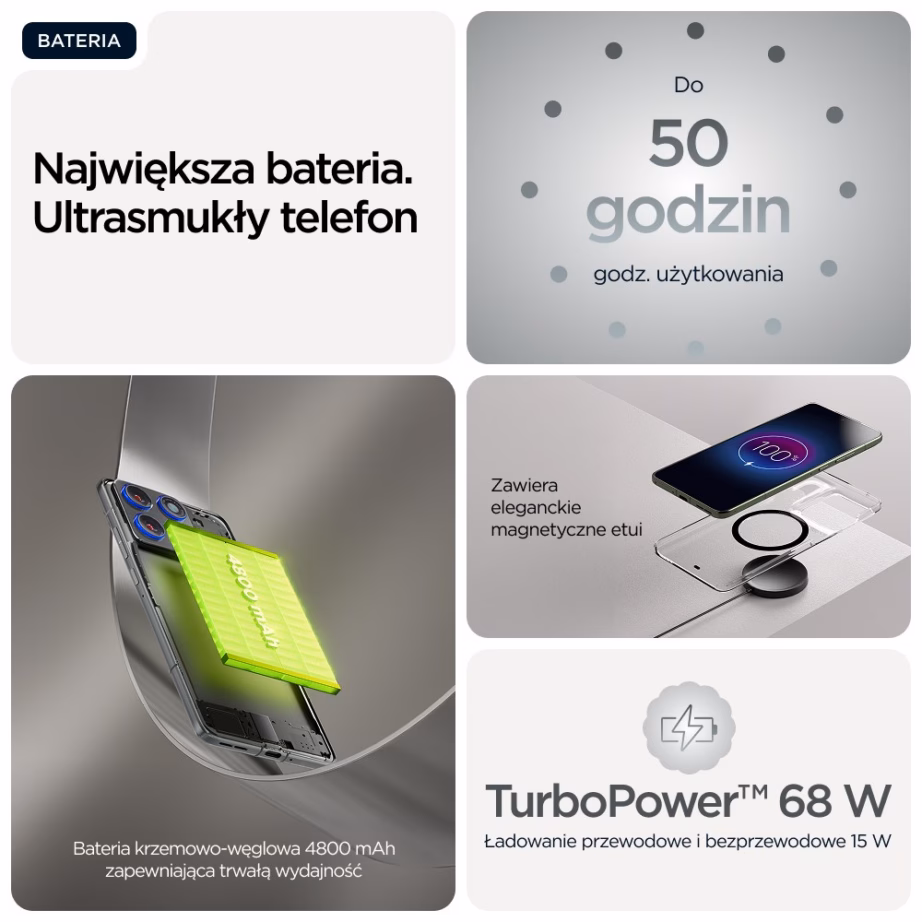 Nutitelefon Motorola edge 70, 6,7″ ekraan, 12 GB RAM, 512 GB, 5G, Dual SIM, hall - 14