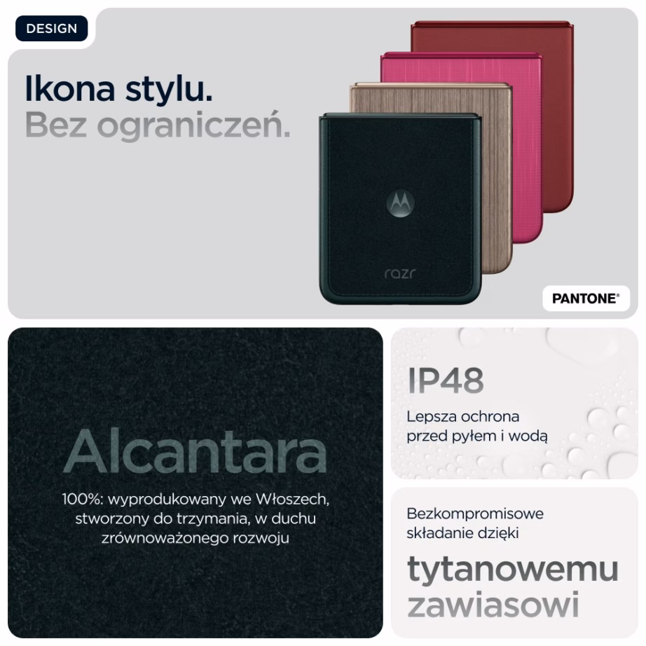 Nutitelefon Motorola Moto RAZR 60 Ultra 5G, Dual SIM, 16 GB RAM, 512 GB, Pantone Scarab - 30