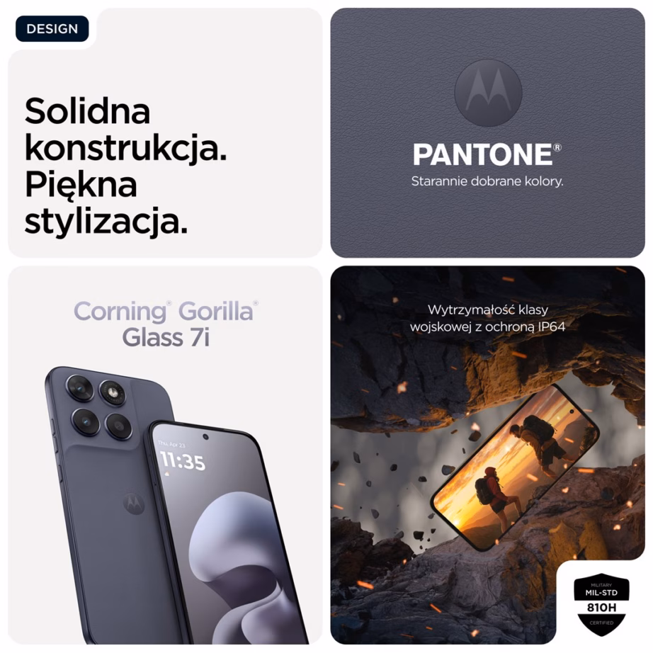Nutitelefon Motorola Moto G67 5G 8/128 GB, PANTONE Arctic Seal (hall) - 7