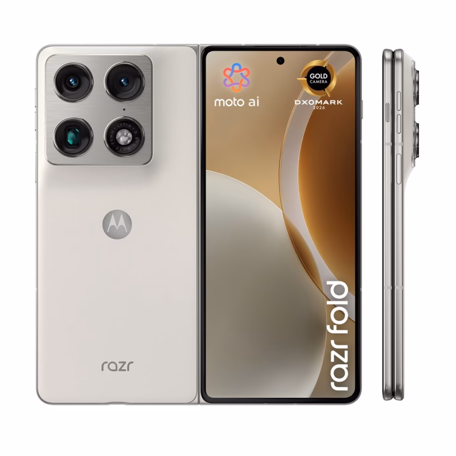 Kokkupandav nutitelefon Motorola razr fold, 8,09″, 16 GB/512 GB, 5G, valge - 2