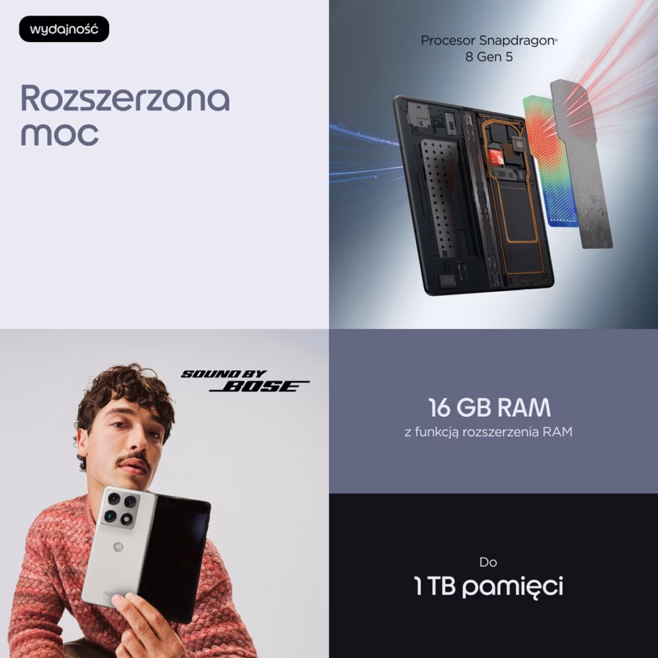 Kokkupandav nutitelefon Motorola razr fold, 8,09″, 16 GB/512 GB, 5G, valge - 15
