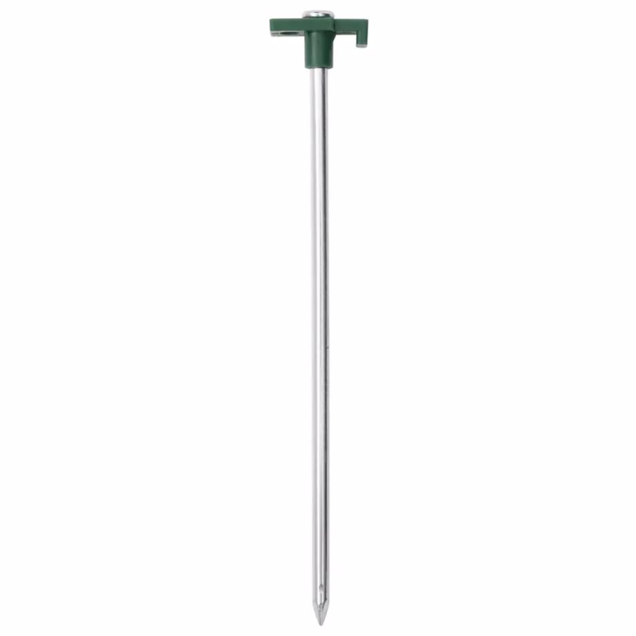 Tsingitud terasest telgivaiad PP-peaga, 24 tk, 25 cm, 7 mm - 3