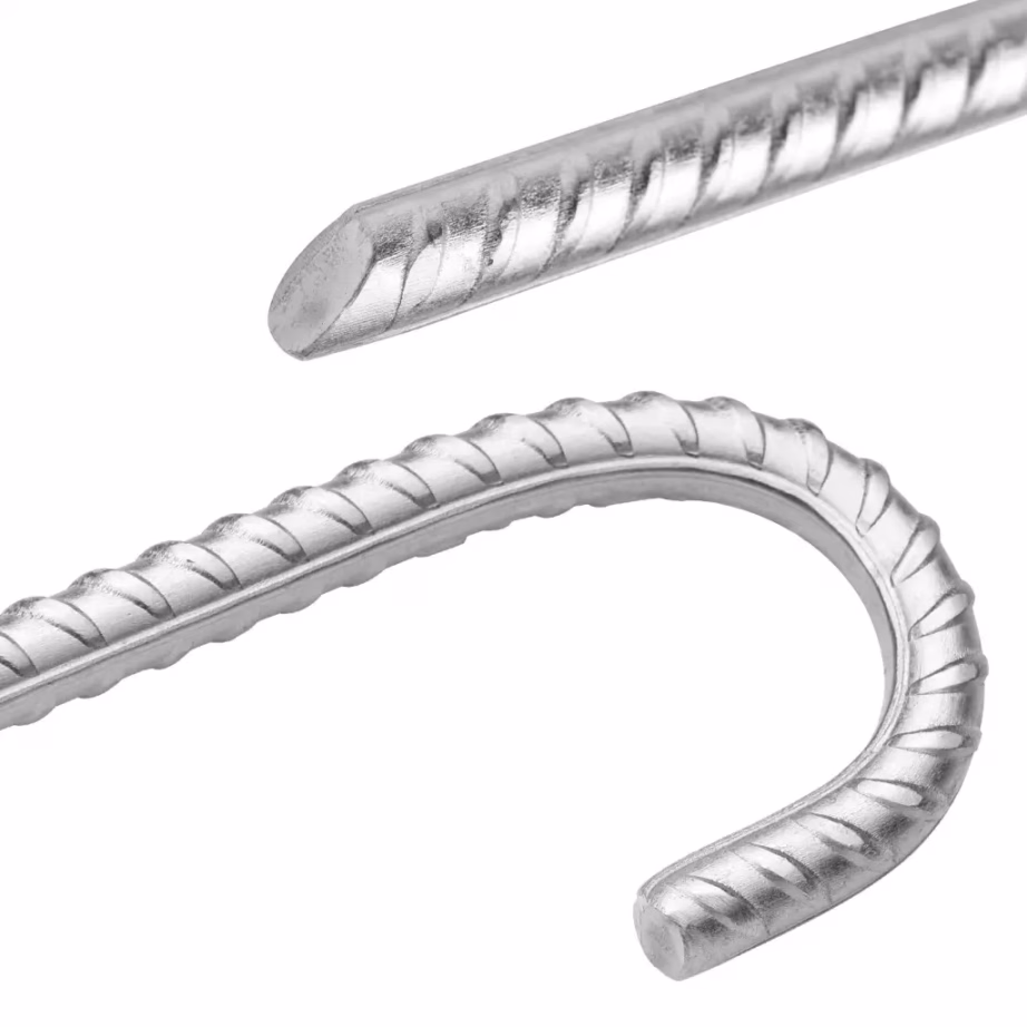 Tsingitud terasest telgivaiad konksuga, 12 tk, 41,5 cm, Ø12 mm - 4