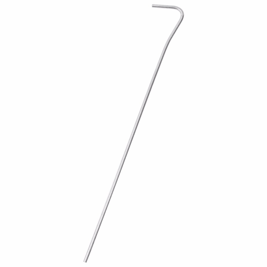 Tsingitud terasest telgivaiad konksuga, 23 cm, 3 mm, 50 tk - 2