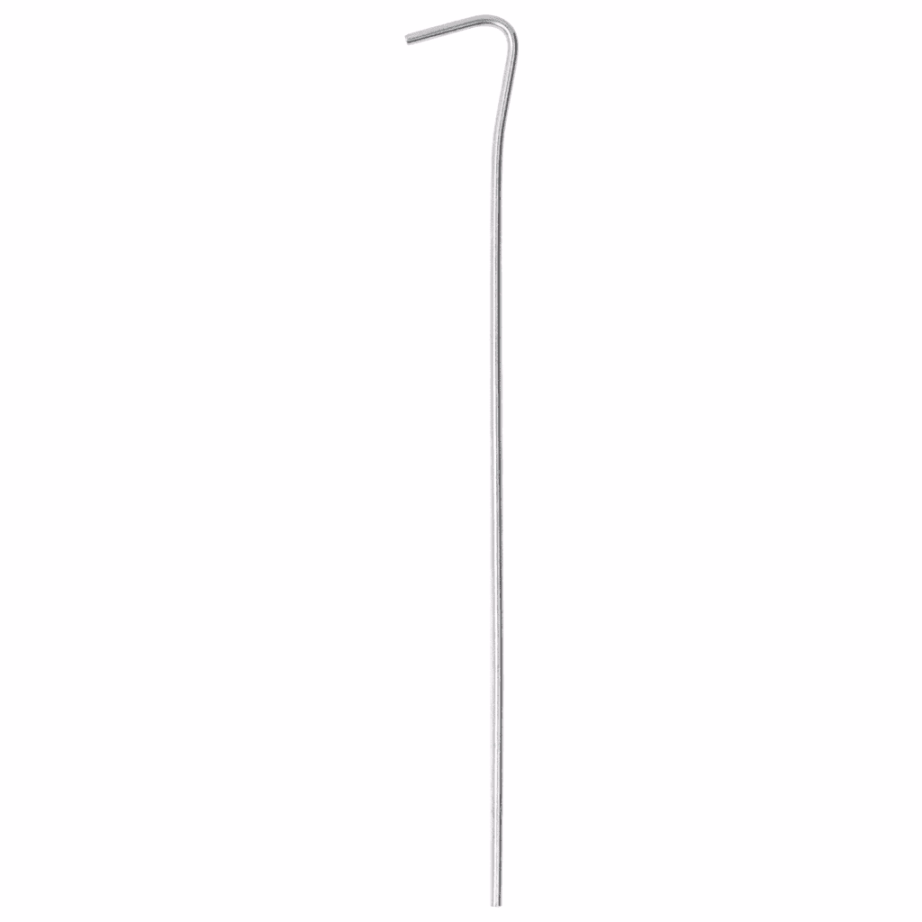 Tsingitud terasest telgivaiad konksuga, 23 cm, 3 mm, 50 tk - 3