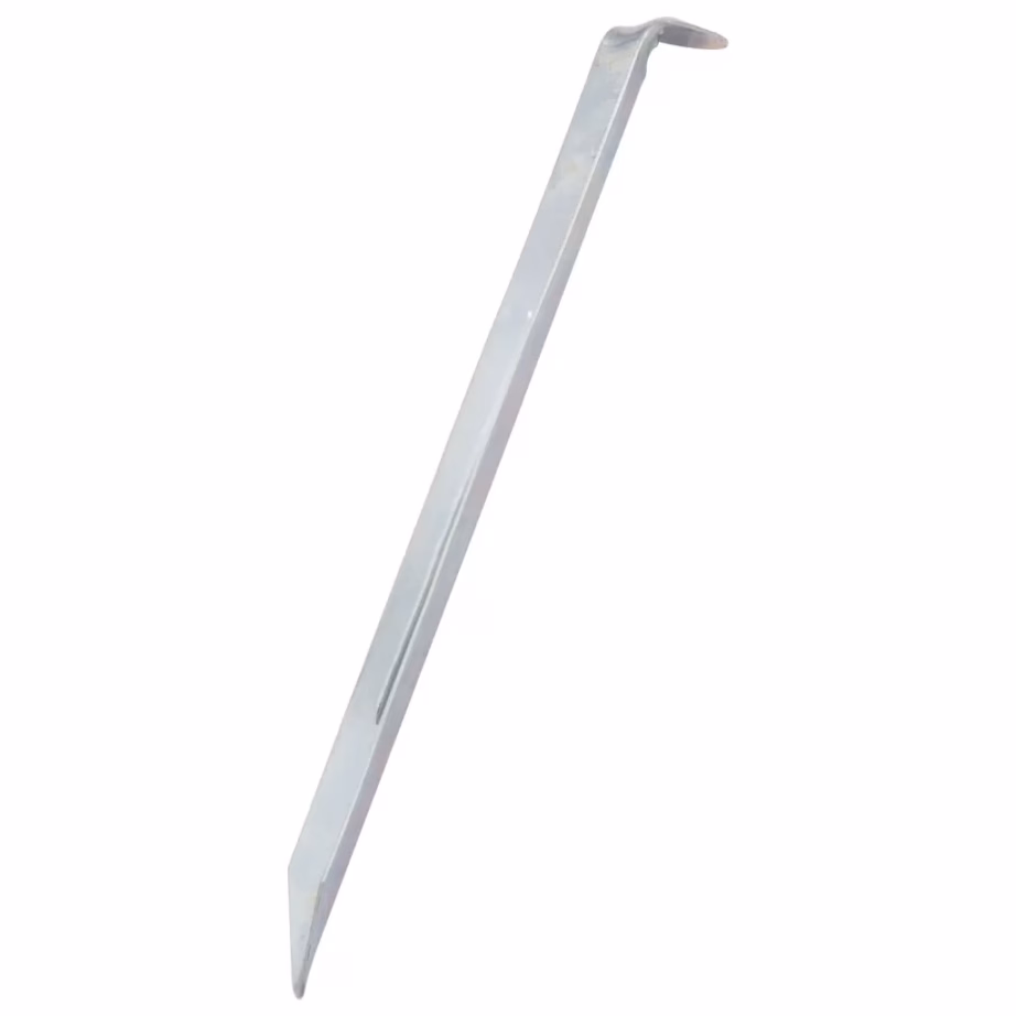 Tsingitud terasest telgivaiad, 24 tk, 22 cm, Ø20 mm, hõbedased - 2