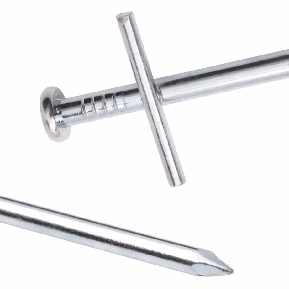 Tsingitud terasest telgivaiad T-otsaga, 24 tk, 29,5 cm, Ø 6 mm - 4