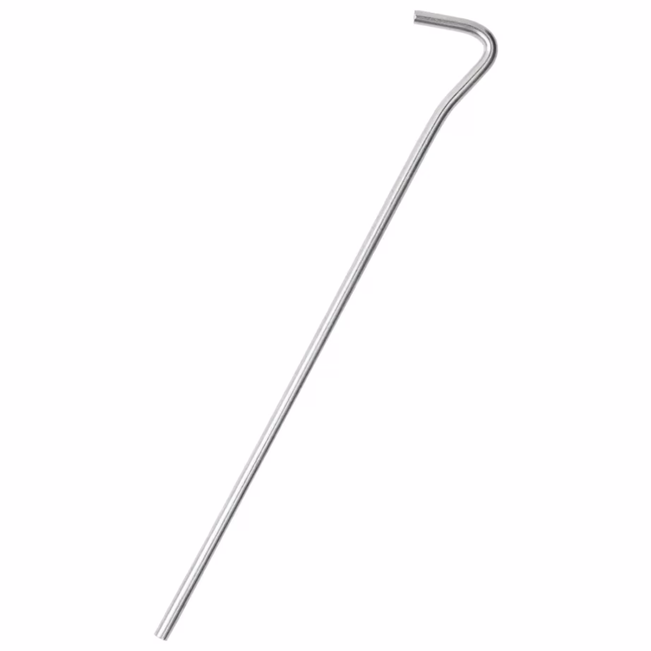 Tsingitud terasest telgivaiad konksuga, 25 tk, 23 cm, 5 mm - 2