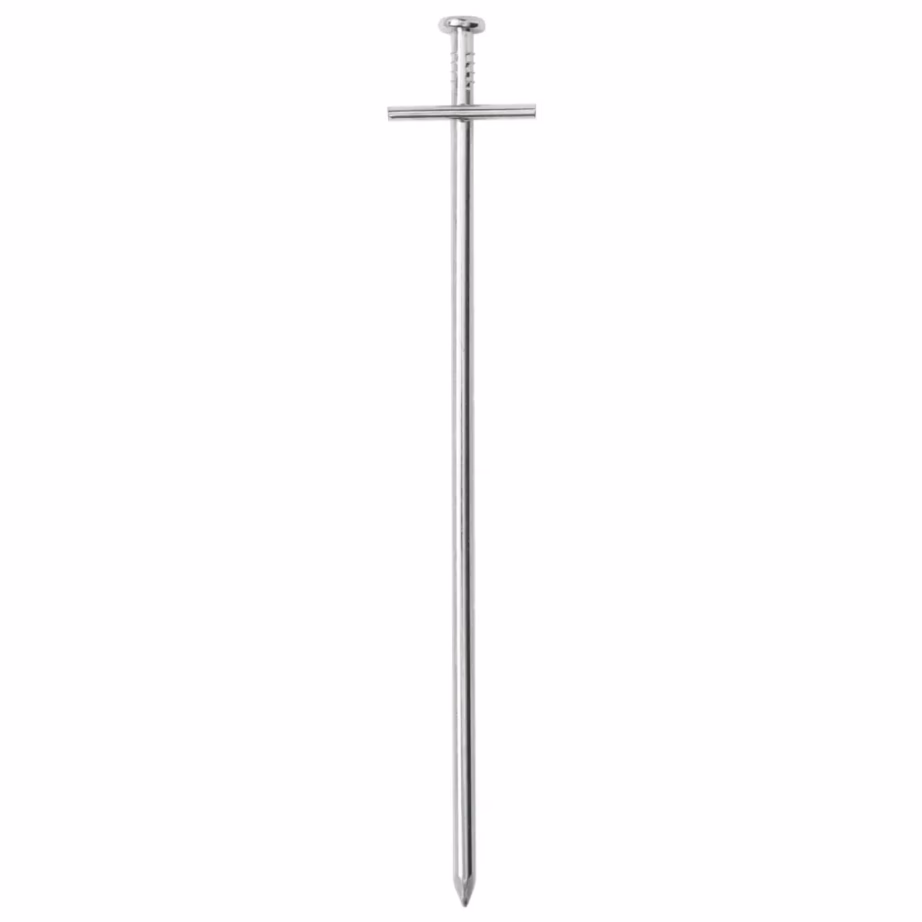 Tsingitud terasest telgivaiad T-peaga, 23 cm, 24 tk - 3
