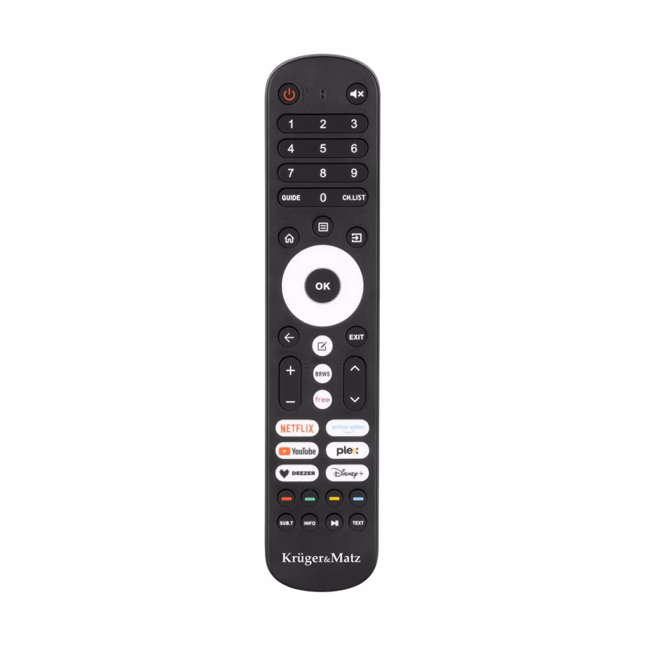 Nutiteler Kruger & Matz KM0224-V3 24″ HD, Wi‑Fi, VESA 100 × 100, must - 8