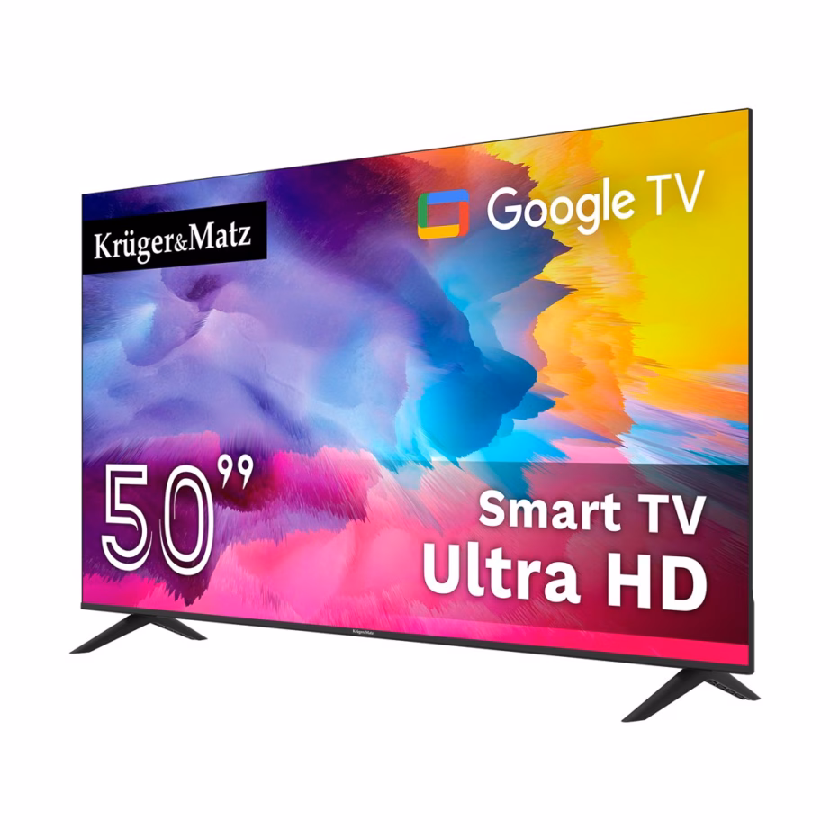 Nutiteler Kruger & Matz KM0250UHD-G, 50″ (126 cm) UHD, Wi‑Fi, must - 5