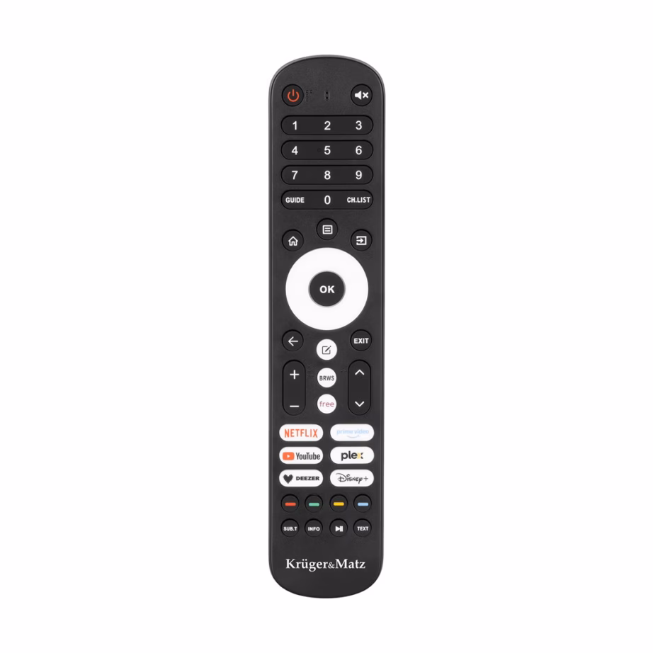 Smart TV Kruger & Matz KM0255UHD-V3, 55″ (139 cm) UHD, Wi‑Fi, must - 6