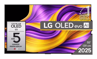 OLED-teler LG OLED evo AI OLED55G51LW, 55" (139,7 cm), 4K Ultra HD, Smart TV, Wi‑Fi