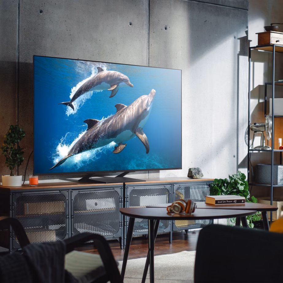 4K UHD nutiteler LG QNED evo AI 55QNED93A6A, 55″ (139,7 cm), Wi‑Fi, must - 2