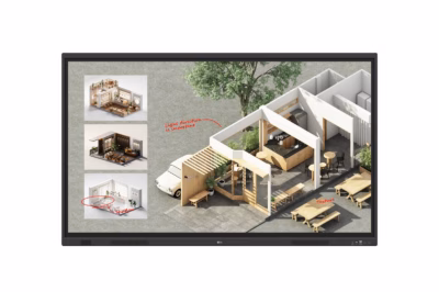Interaktiivne tahvel LG CreateBoard Standard 65" (4K), puuteekraan, Wi‑Fi 6E, must