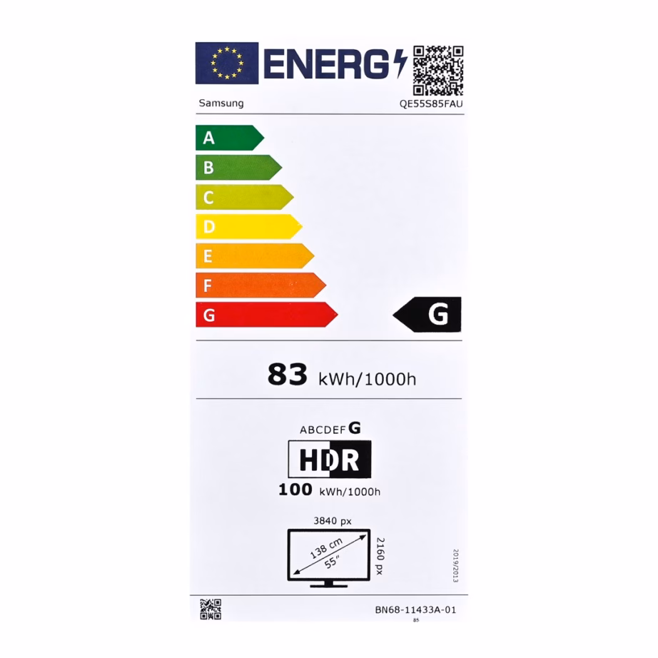 4K Ultra HD nutiteler Samsung QE55S85FAUXXH, 55″ (139,7 cm), Wi‑Fi - 16