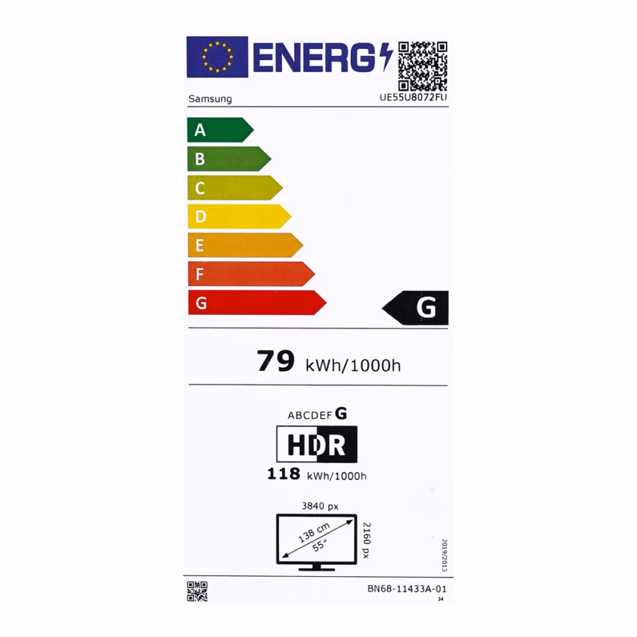 LED-teler Samsung UE55U8072FU, 55″ (139,7 cm), 4K Ultra HD, Smart TV, Wi‑Fi, must - 21