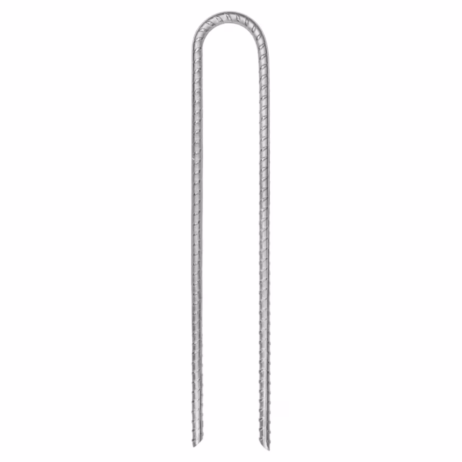 U-kujulised telgivaiad, 12 tk, tsingitud teras, 30 cm, Ø7 mm - 2