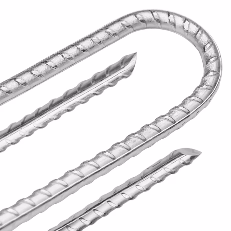 U-kujulised telgivaiad, 12 tk, tsingitud teras, 30 cm, Ø7 mm - 4