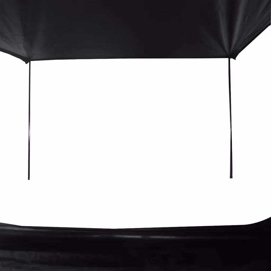 Veekindel 2-kohaline matkatelk pimendava valge kangaga, 214 x 125/161 x 120 cm - 10